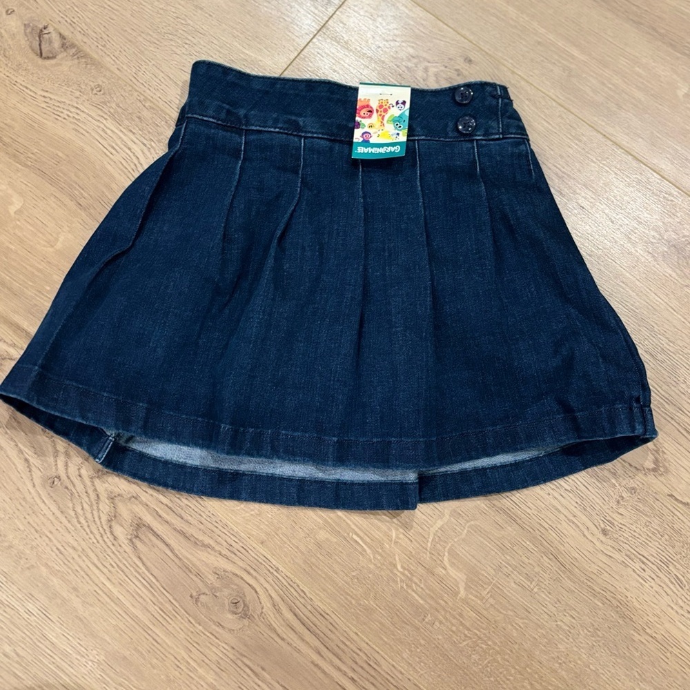 NWT Garanimals Denim Skort Skirt Little Girl’s sz 5T